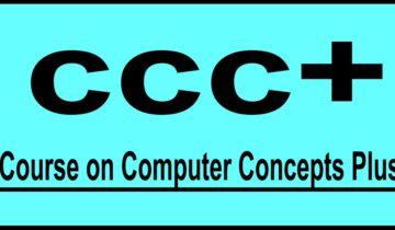 Course on Computer Concept +(CCC+)